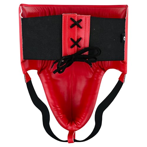 PFG Winning Groin Protectors - Boxing MMA Muay Thai Training Protection - color: Red, size: Small-Medium