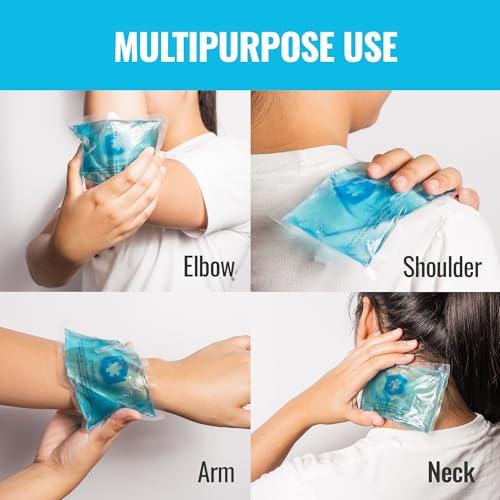 ICEWRAPS Reusable Ice Packs Compact 3 x 5 in, Soft Cooling, Pack of 6 | Hot or Cold Use, Puncture Resistant, Ice Pack for Everyday Comfort, Multi Use Gel Design, FSA-HSA Eligible - size: 6 Packs