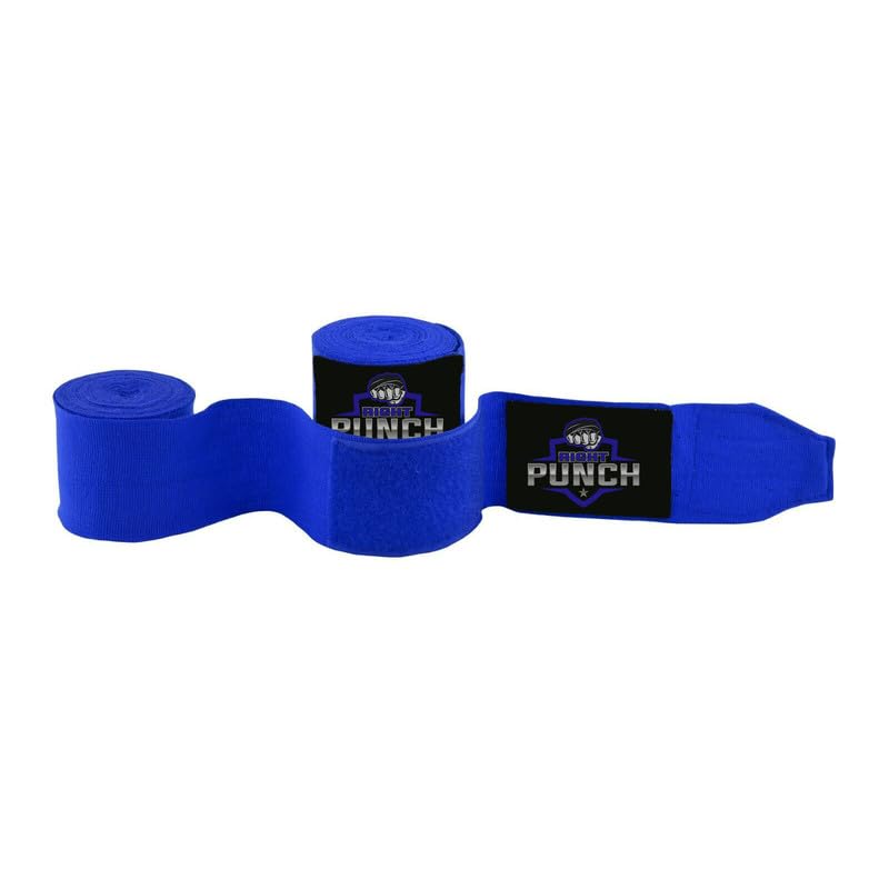 ProShield Boxing Wraps| 180-Inch Bandages| Boxing Hand Wraps Protection for Muay Thai MMA and Kickboxing - color: Blue, size: 118"