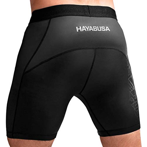Hayabusa Geo Vale Tudo Shorts Men - color: Gray, size: XX-Large