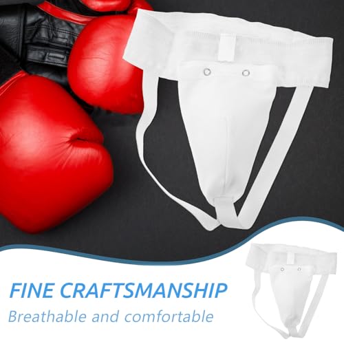 Men’s Groin Protector Boxing Groin Guard Breathable Wear-Resistant Crotch Protector Professional Training Gear for Martial Arts and Combat Sports