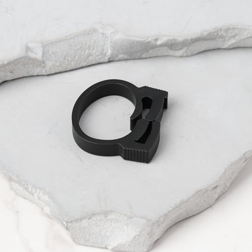 40Pcs Hose Pipe Fasteners Clips 18mm-20mm for Aquariums Ponds Black Plastic - size: 18-20mm