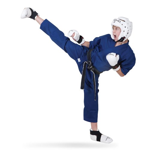 Macho Dyna Karate / Martial Arts Headgear - Black - Large
