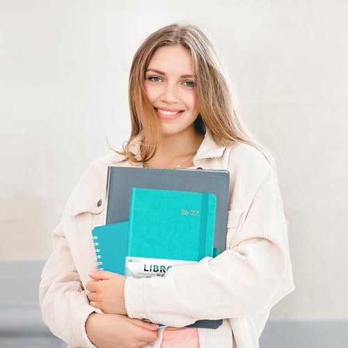 2026-2027 Planner - Academic Planner 2026-2027 Weekly Monthly Planner, July 2026 - June 2027, 5.7'' x 8.4'', Thick Paper, Leather Cover, Pen Holder, Back Pocket, Perfect Daily Organizer - Green - color: Green