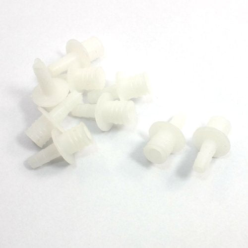 Ruilogod 9 Pieces 2 Way Connectors 10mm to 5mm Adapters for Aquarium Soft Air Line (id: e86 89e 094 dc9 c4c