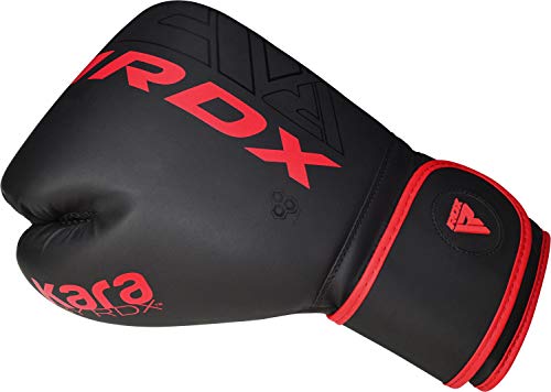 RDX Kids Punching Bag 2FT with Punch Gloves, Unfilled Boxing Set, Non Tear Maya Hide Leather Junior Hanging Bag, Kickboxing MMA Grappling Muay Thai Karate Taekwondo BJJ Training - color: Orange