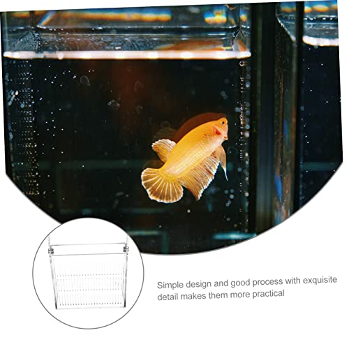 Aquarium Shrimp Breeding Container Isolation Box for Fish Durable Nursery for Fish Fry Prevents Aggressive Interactions Easy to Clean