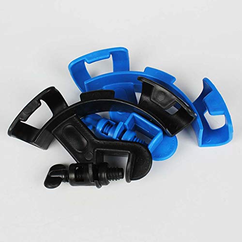 Aquarium Hose Holder Adjustable Polymer Tube Clamp for Fish Tanks, Secure Grip Clip for Water Change Hoses, Fits 12-16mm Pipe