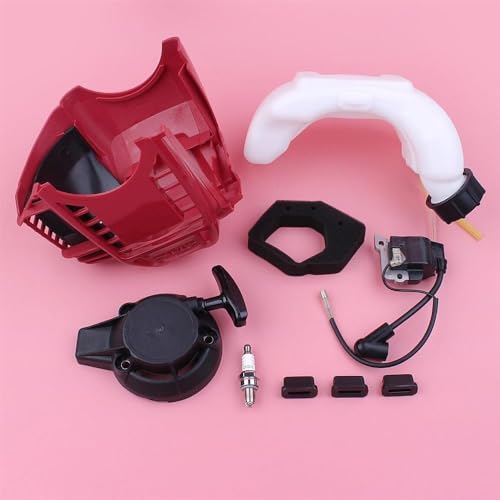 Replacement Part for Top Cylinder Engine Cover Fuel Tank Starter Ignition Coil Kit Fits for H0nda GX25#dupart2463018