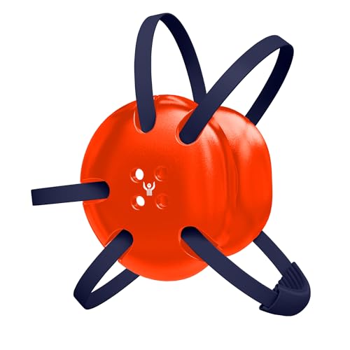 Great Call Athletics | Wrestling Classic Headgear | Earguard Adult Grappling Head Gear | Adjustable Ear Guards Navy Straps - style: Orange w/ Navy Straps