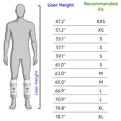 Daedo ITF Approved White Shin Guards – Martial Arts Leg Protectors – Lightweight Guards with Straps for Training - size: X-Large