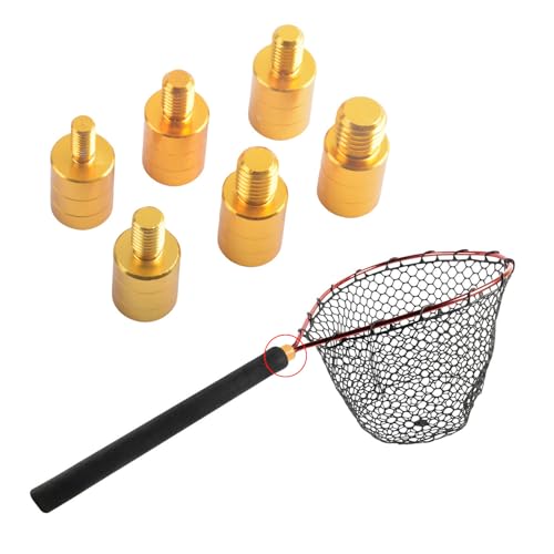 Landing Net Connector, Fishing Dip Rod Head Converter Replacements for - color: 10 becomes 8