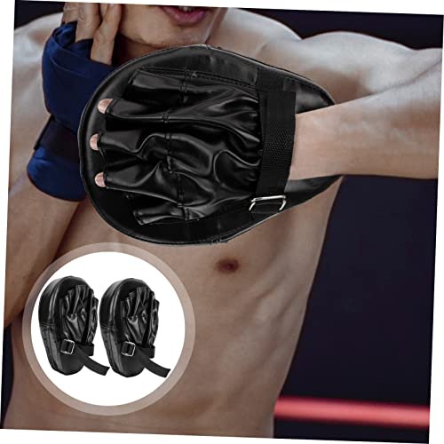 GALPADA 2Pcs Padded Strike Shield for Boxing Training Hand Target for Punching Practice Durable Suitable for Kickboxing MMA and Martial Arts