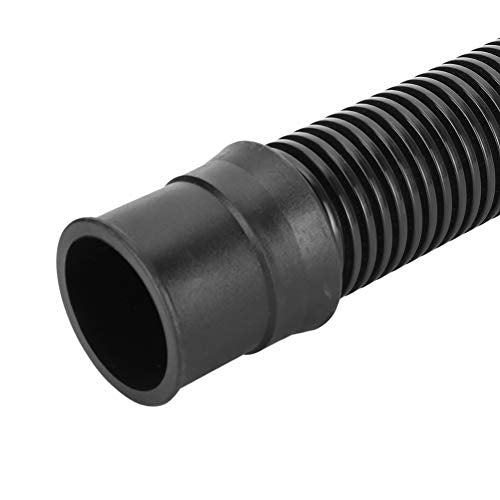 EVA Corrugated Water Hose for Aquarium Fish Tank – Flexible PVC Tubing for Freshwater & Saltwater – 1 inch, 1.3 inch, 1.6 inch Inner Diameter – Black