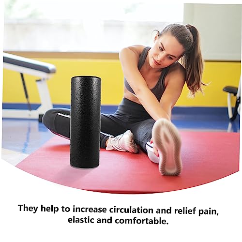 High Density Yoga Roller for Muscle Recovery Durable Foam Massage Roller for Back Neck Legs Shoulders Material Yoga Accessories - size: 45X15X15cm