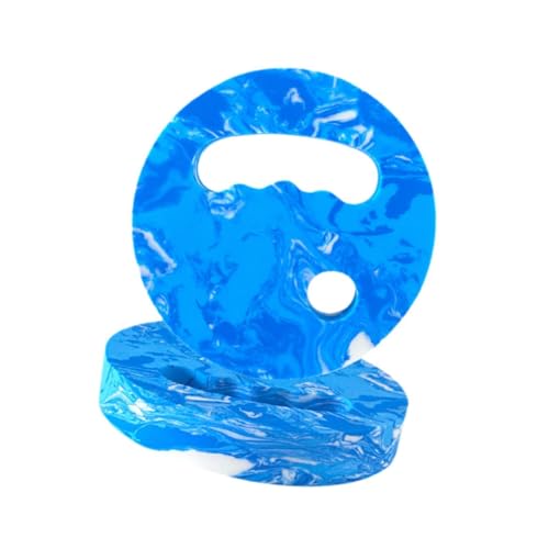 Menolana Water Exercise Discs Pool Resistance, Swim Discs Lightweight Buoyancy EVA Foam Aerobic Equipment for Water Workout Beach Pool - color: Blue White