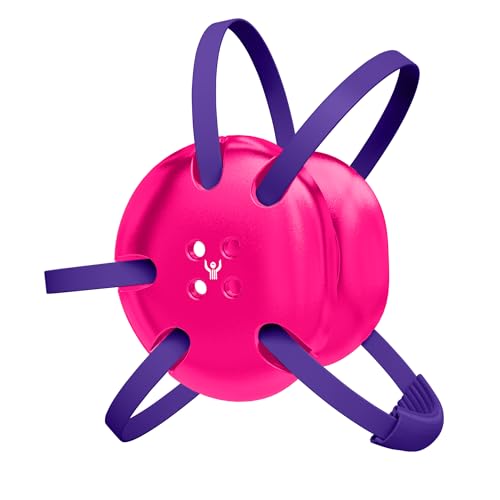 Great Call Athletics | Wrestling Classic Headgear | Earguard Adult Grappling Head Gear | Adjustable Ear Guards Purple Straps - style: Pink w/ Purple Straps