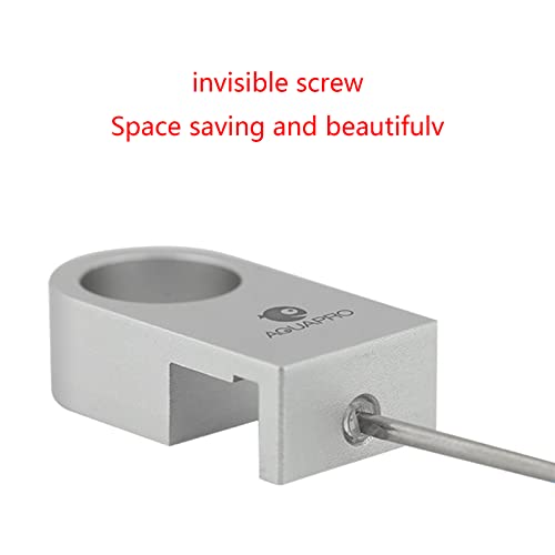 High-end Aquarium Pipe Holder Water Tube Clip Clamp For Holding Soft Hose Elegant Fish For Tank Hose Fix Clip For Aquari Lily Pipe Fixture - size: S