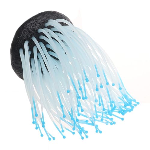 Fish Tank Decorations, Artificial Sea Anemone Aquarium Décor for Fish Tank, Silicone Coral Plant with Glowing Effect, Vivid Aquarium Plants for Betta Fish Tank Accessories Underwater