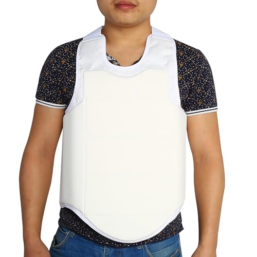 Unisex Taekwondo Karate Chest Guard Vest, Medium Size - Boxing Karate Breast Protector - , Breathable, WearResistant with Adjustable Straps for Adults and Children - size: Small