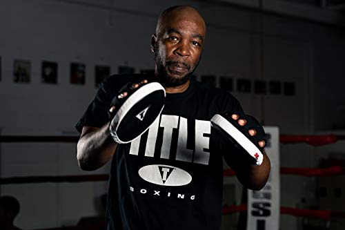 TITLE Boxing Gel Tech Punch Mitts 2.0, Black - Boxing Pads, Muay Thai, Focus Mitts, MMA and Kickboxing Equipment