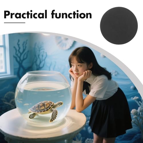 Abaodam Aquarium Nonslip Pad Fish Tank Cushioning Mat Enhanced Grip Insulation Mats for Tank Bottom and Easy Cleaning for Busy Fishkeepers - size: 25.00X25.00X1.00CM