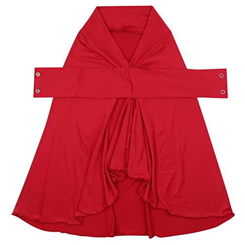 Suillty Fashion Muslim Hijab for Women Instant Snap Fastener Hijab Inner Cap Full Cover Head Wraps Scarf Islam Turban Caps - color: Red
