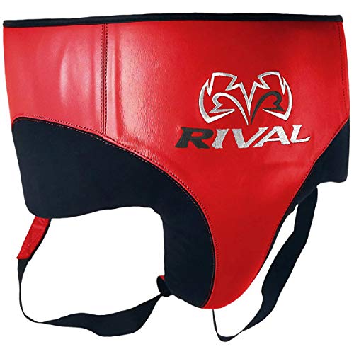 RIVAL Boxing RNFL10 Pro 360 파울 방지 사타구니 프로텍터, 15mm 이중 밀도 폼 패딩, 가볍고 편안한 보호 컵 - color: 레드/블랙, size: 라지