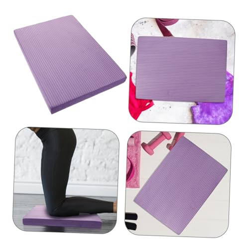 Mipcase Balance Yoga Mat Exercise Gymnastics Physical Therapy Balance Pad Workout Pilates Mat Balance Foam Pad - color: Purple
