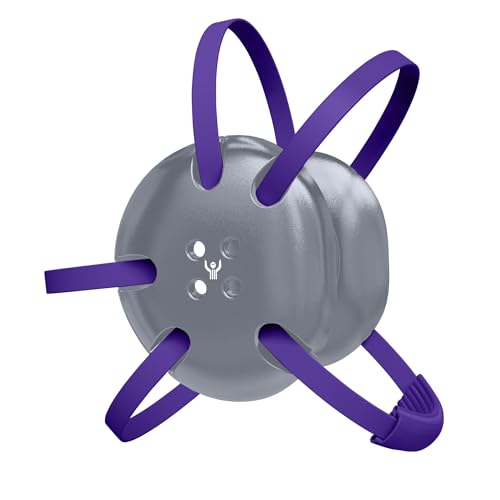 Great Call Athletics | Wrestling Classic Headgear | Earguard Adult Grappling Head Gear | Adjustable Ear Guards Purple Straps - style: Silver w/ Purple Straps
