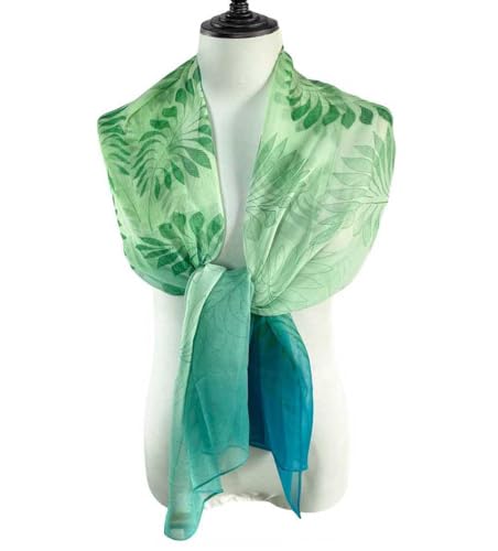Acotavie Scarfs for Women Lightweight Fashion Scarves Print Floral Pattern Scarf Shawl Wraps - color: B01