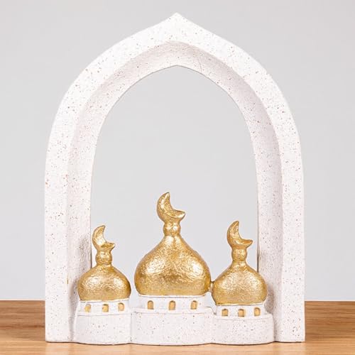 Ramadan Celebration Statue - This Beautifully Handcrafted Resin Ornament Features Intricate Detailing and Makes a Meaningful - color: Ramadan Celebration Statue