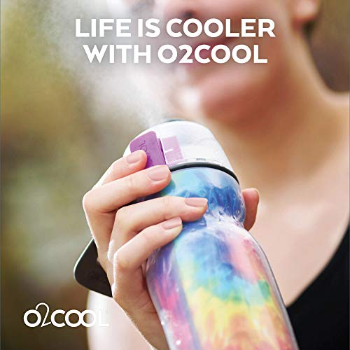 O2COOL Mist N Sip 20 oz Misting Reusable Sports Water Bottle Basketball | Yes - color: Basketball, style: 1 Pack