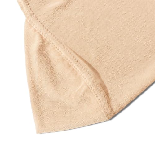 Instant Hijab Ready To Wear Hijab Scarf for Women Soft Long Muslim Jersey Hijabs Head Scarf for Prayer Abaya - color: Beige