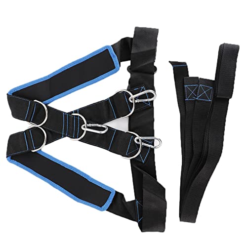 Speed Strength Training Sled Shoulder Harness Band Belt, Sled Pulling Belt Made, Sled Pulling Harness of Nylon Material, for Speed and Endurance Training Shoulder Straps Reduce Stress