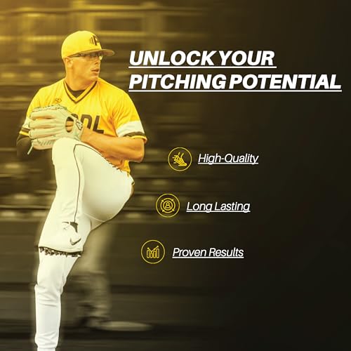 Simple Plyometric Weighted Ball | Baseball & Softball Training Ball | Arm Strength & Pitching | Durable PVC Shell with Sand Fill - size: 16oz