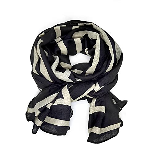 FINIZO Women's Fashion Scarves, Lightweight Cotton Blend Neck Scarves - color: 07