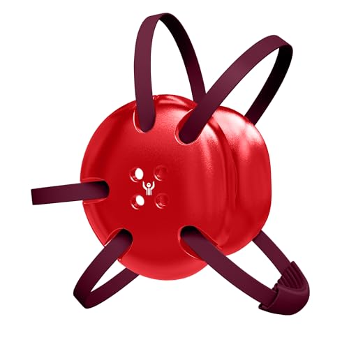 Great Call Athletics | Wrestling Classic Headgear | Earguard Adult Grappling Head Gear | Adjustable Ear Guards Maroon Straps - style: Varsity Red w/ Maroon Straps