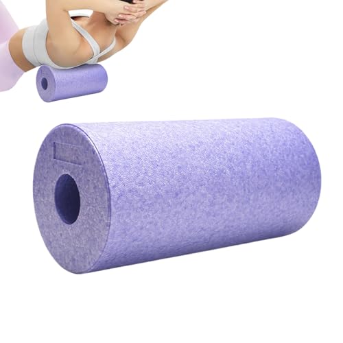 Back Foam Roller Hollow Column Trigger Point Release Tool | Muscle Roller Foam for Yoga Stretching Sports Recovery Home Gym Post-Exercise Fitness Routine - color: Purple