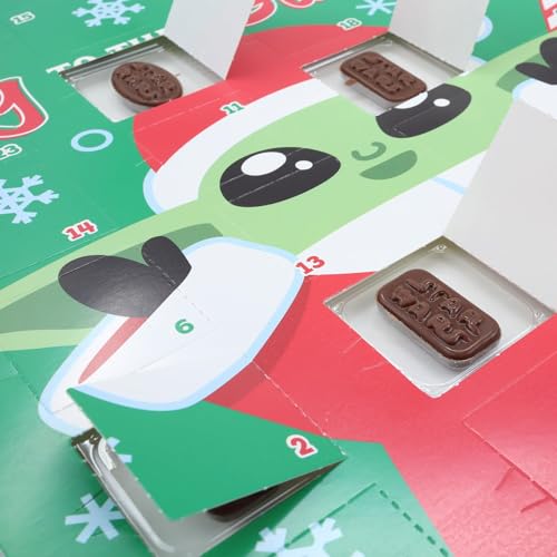 2024 Star Wars Mandalorian Christmas Advent Calendar with Chocolate, 13 3/4 Inches