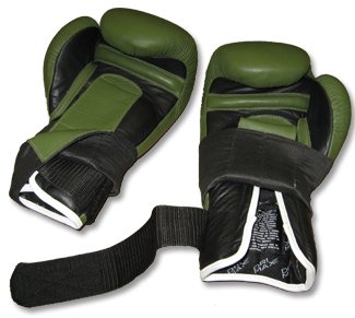 Deluxe MiM-Foam Sparring Boxing Gloves - Hook&Loop/Elastic Cuff for Muay Thai, MMA, Kickboxing, Boxing - size: 14oz