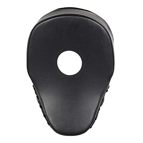 Curved Punching Mitts for Focused Hand Target Bag to Punch & Kickboxing, MMA Muay Thai Home Gym Training Pads for Men and Women - color: Classic Black