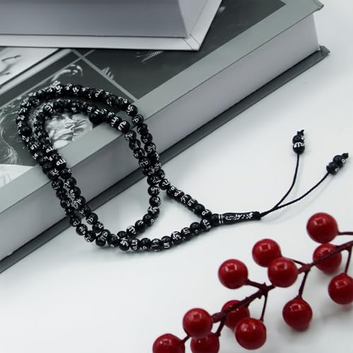 Multi Color Acrylic Muslims Tasbih 99 Beads Break Design Smooth Prayer for Spiritual Practice Colorful Muslims Prayer Hand Chain - color: RY