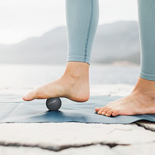 2" Mini Massage Ball, 5 Speeds Vibrating Massage Roller Ball for Palm, Hand, Foot, Leg, Neck, Back, Trigger Point Muscle Therapy Ball for Myofascial Release, Plantar Fasciitis, Purple - color: Purple