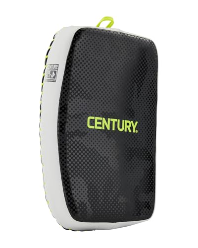 Century Brave IV Curved Muay Thai Pad - Multi-Colored | Martial Arts Training Equipment | Kickboxing & Taekwondo Sparring Gear | MMA Knee Pad | Kicking and Elbowing Bag | 13" L x 8.5" W x 2.75" D