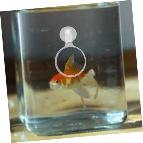 FOMIYES 4pcs Fish Tank Observation Magnifier with Cup Acrylic Viewing Tool for Betta Fish -Landscapes Spiders and Animals