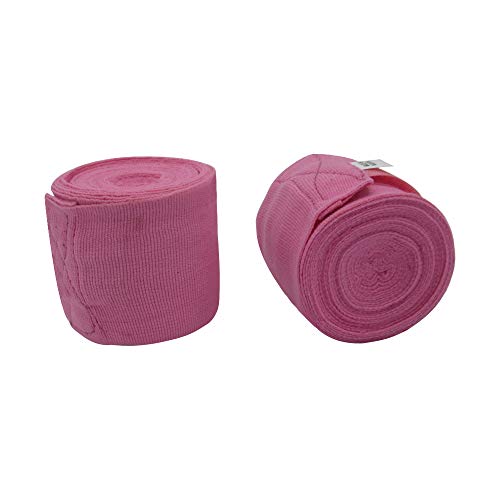 Elastic Professional 180 inch Handwraps for Boxing Kickboxing Muay Thai MMA, Boxing Hand Wraps 180, Boxing Wrap Roller, Kickboxing Wraps, Hand Wraps, Wrist Wraps Boxing, MMA Hand Protection - color: Pink