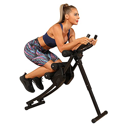 Ab Machine Multi-Functional Exercise Equipment for Home Gym, Height Adjustable Abs Workout Equipment