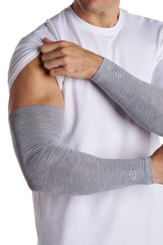 Coolibar Men's Sun Arm Sleeves - UPF 50+ Sun Protection - Navagio - color: Blue Dusk, size: XX-Large