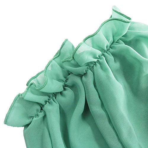 Sunscreen Long sleeves shawl UV Protection Sleeves Shawl Arm Sleeves for Women Golfing Riding Outdoor Activities - color: A-green